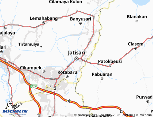 Carte MICHELIN Jatisari - ViaMichelin