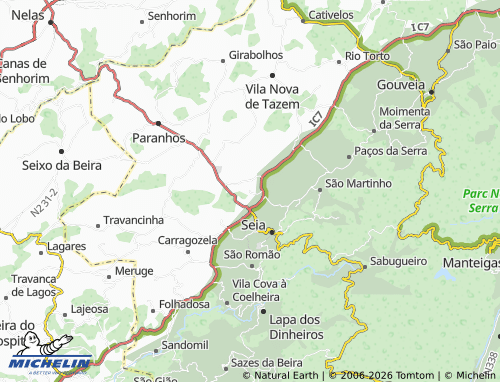 Mapa MICHELIN Aldeia de São Miguel - ViaMichelin