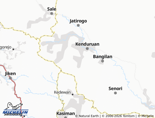 MICHELIN Bendonglateng map - ViaMichelin