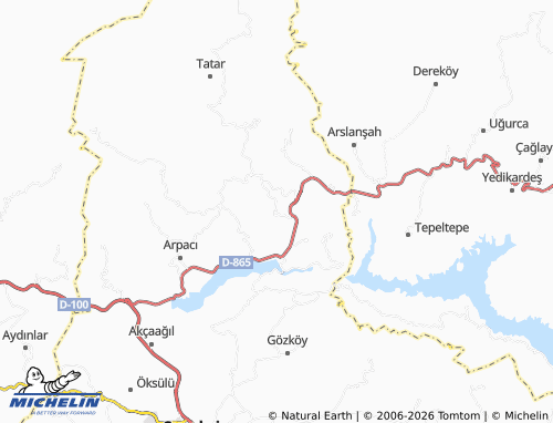 MICHELIN Eskimeşe map - ViaMichelin