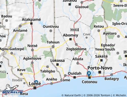 Carte MICHELIN Klouékanmè - ViaMichelin