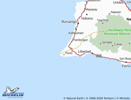 MICHELIN Bagongbayan map - ViaMichelin
