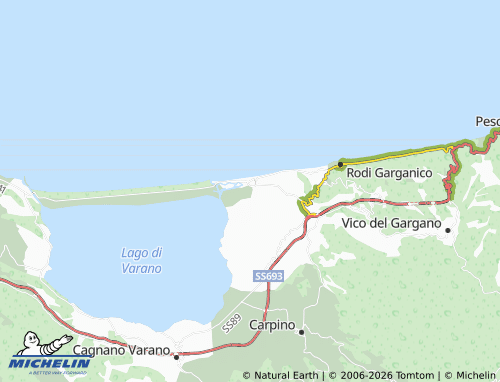 Mapa MICHELIN Palude - ViaMichelin