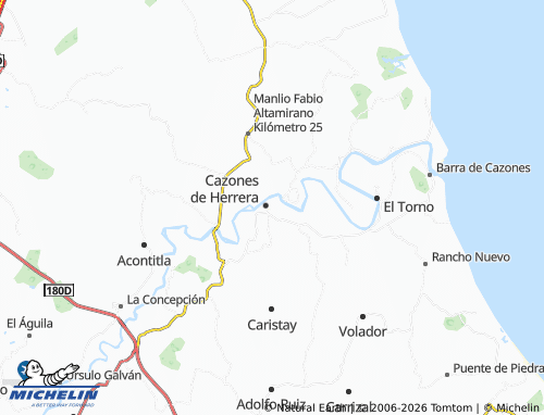 Mapa MICHELIN Alto Lucero - ViaMichelin
