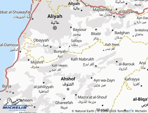 MICHELIN-Landkarte Ameeq - ViaMichelin