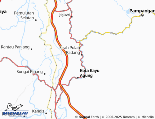 MICHELIN Mangun Jaya map - ViaMichelin