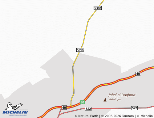 Carte MICHELIN al-Zahir - ViaMichelin