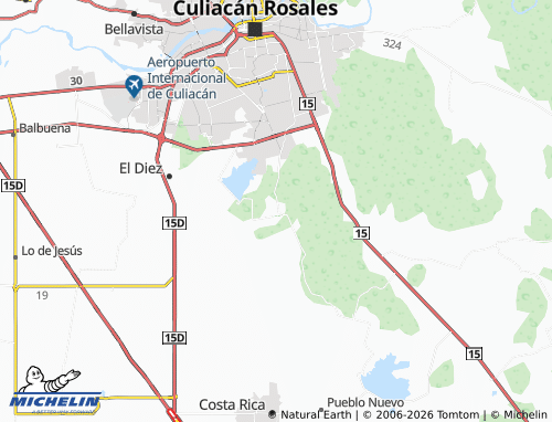 Mappa MICHELIN Ejido Los Huizaches - ViaMichelin