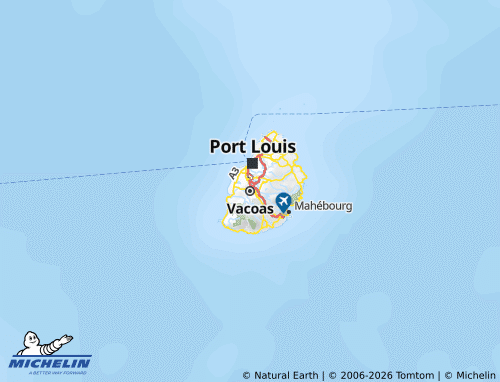 Mapa MICHELIN Vacoas - ViaMichelin
