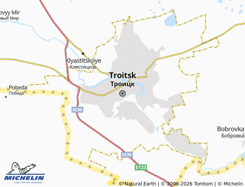 MICHELIN-Landkarte Troitsk - ViaMichelin
