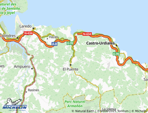 Mapa MICHELIN Rioseco - ViaMichelin