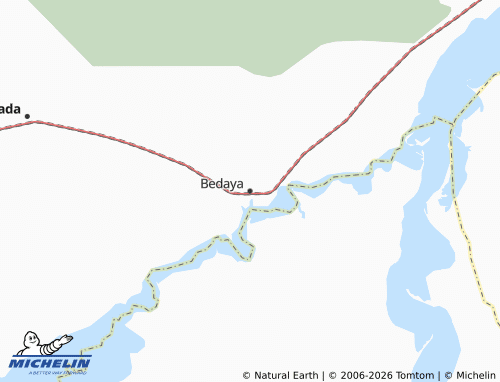 MICHELIN Bedaya map - ViaMichelin