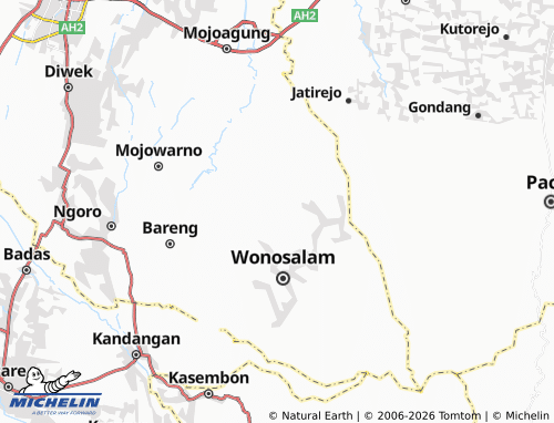 MICHELIN-Landkarte Wonokerto - ViaMichelin