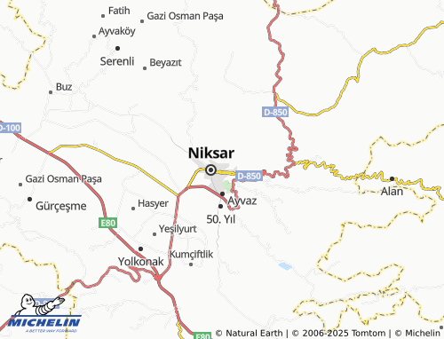 MICHELIN-Landkarte Kılıçarslan - ViaMichelin
