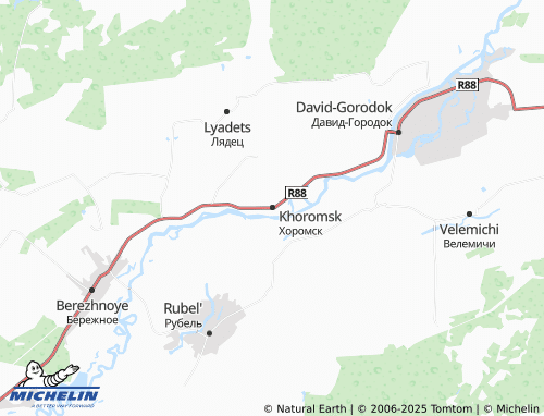 MICHELIN Khoromsk map - ViaMichelin