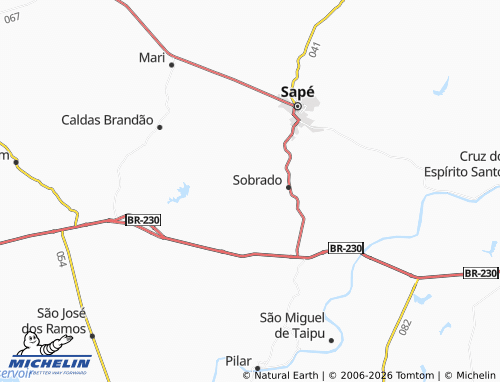 Mappa MICHELIN Riachão do Poço - ViaMichelin