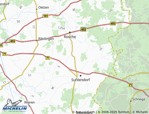 MICHELIN-Landkarte Batensen - ViaMichelin