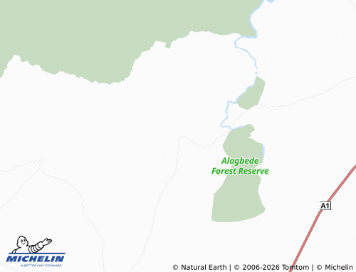 MICHELIN Alagbede map - ViaMichelin