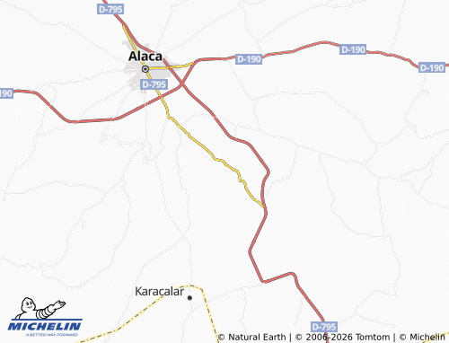 MICHELIN Örükaya map - ViaMichelin