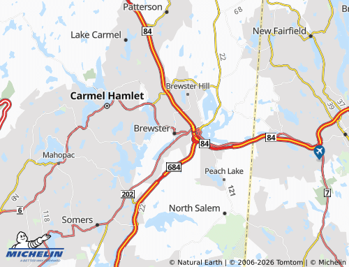 Mapa MICHELIN Brewster - ViaMichelin