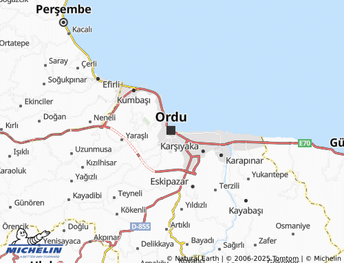 MICHELIN Şarkiye map - ViaMichelin