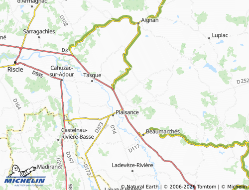 MICHELIN Lasserade map - ViaMichelin