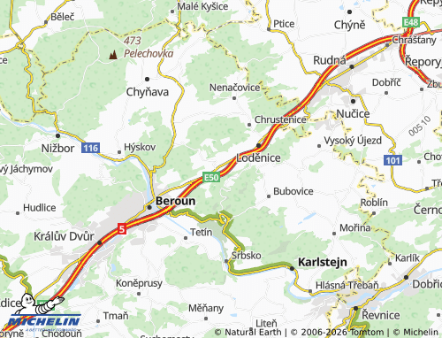 Mappa MICHELIN Vráž - ViaMichelin