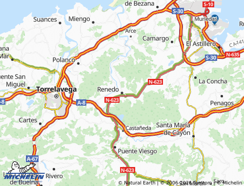 Mappa MICHELIN Renedo - ViaMichelin