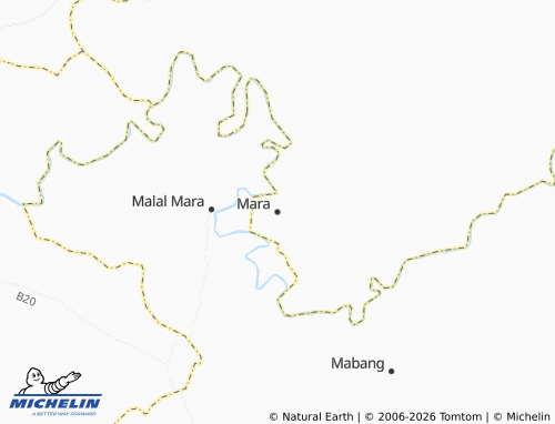 Mapa MICHELIN Mara - ViaMichelin