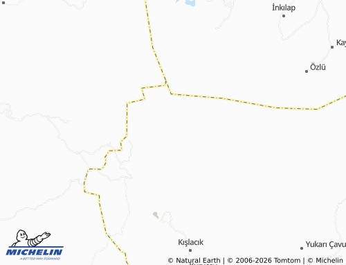 MICHELIN Uluağaç map - ViaMichelin