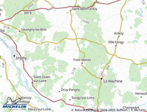 MICHELIN Beaumont-Sardolles map - ViaMichelin