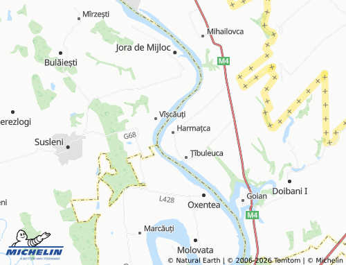 Mappa MICHELIN Harmațca - ViaMichelin