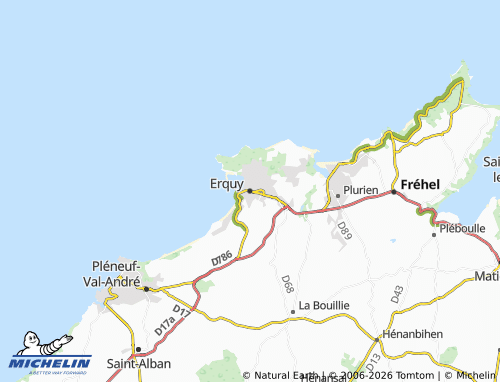 MICHELIN-Landkarte Erquy - ViaMichelin