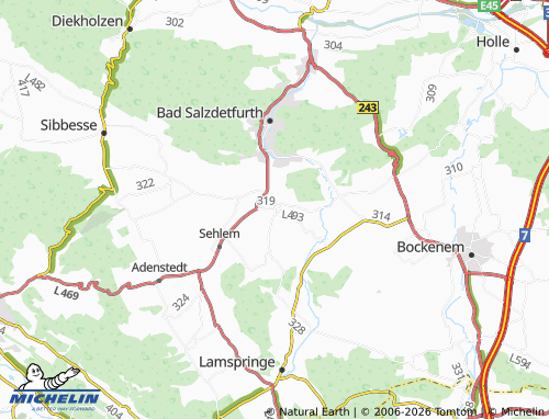 MICHELIN Bodenburg map - ViaMichelin
