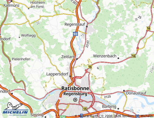 Mapa MICHELIN Zeitlarn - ViaMichelin
