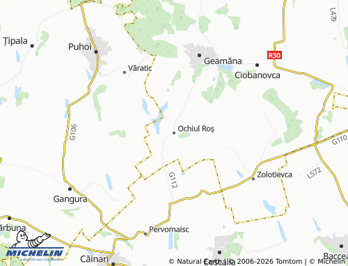 Mappa MICHELIN Ochiul Roș - ViaMichelin