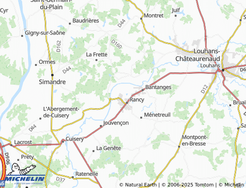 Kaart MICHELIN Le Bas-de-Rancy - ViaMichelin