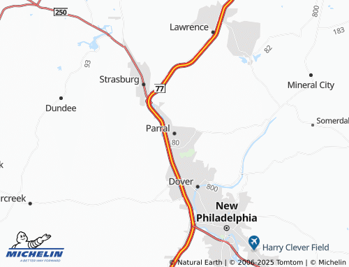 MICHELIN Parral map - ViaMichelin