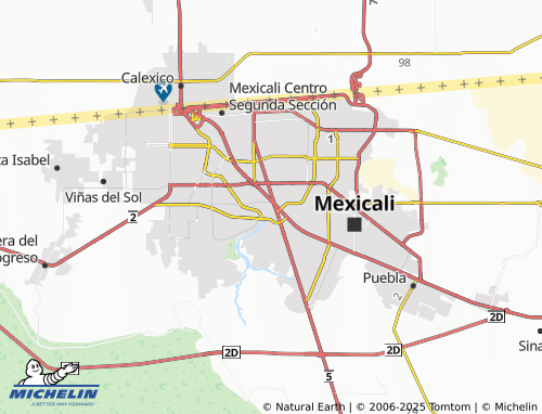MICHELIN Ampliación Justo Sierra map - ViaMichelin