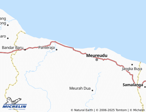 MICHELIN Peulandok Teungoh map - ViaMichelin