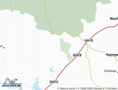 Mapa MICHELIN Pahala Puliyankulama - ViaMichelin