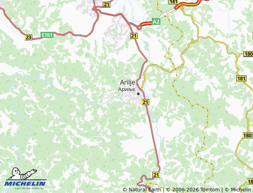 Mapa MICHELIN Pogled - ViaMichelin