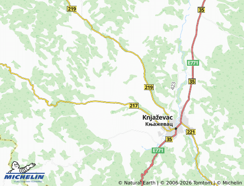 Mapa MICHELIN Bulinovac - ViaMichelin