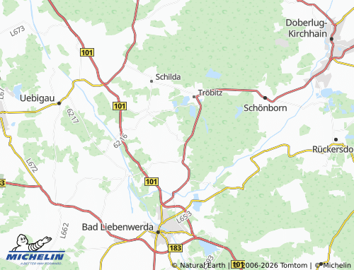 MICHELIN Domsdorf map - ViaMichelin