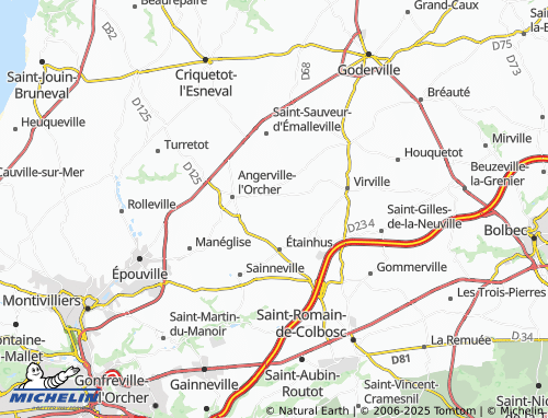 MICHELIN Hameau de France map - ViaMichelin