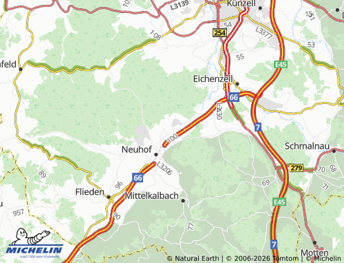 MICHELIN Dorfborn map - ViaMichelin