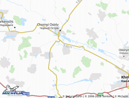 Carte MICHELIN Martynivka - ViaMichelin