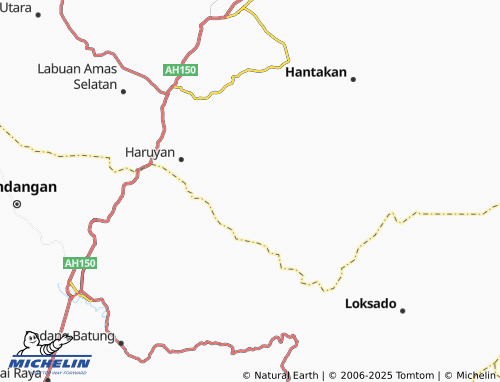 MICHELIN Sungai Harang map - ViaMichelin