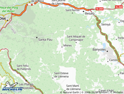 Mapa MICHELIN Mieres - ViaMichelin