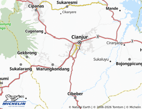 MICHELIN Nagrak map - ViaMichelin
